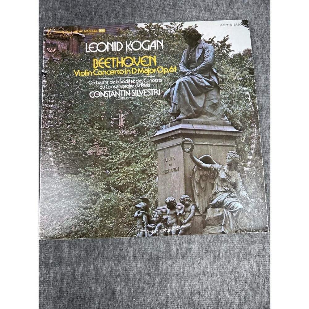 Leonid Kogan Beethoven Violin Concerto Op.61 LP Connoisseur Society 1976 CS 2132